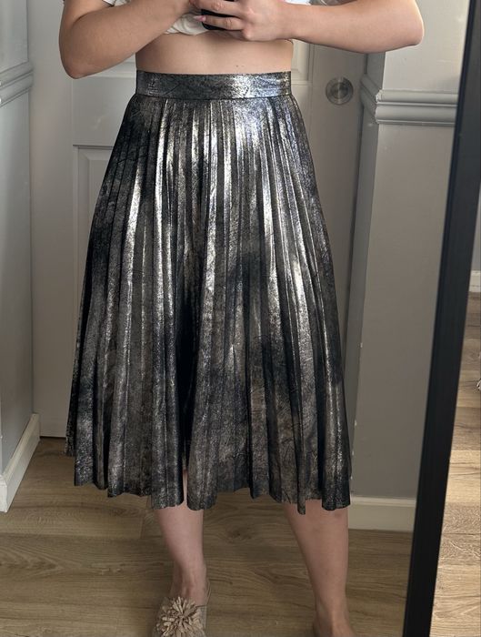 Fusta metalizata midi - ZARA