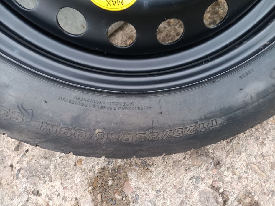 Резервна гума-патерица 16" Volvo / Волво