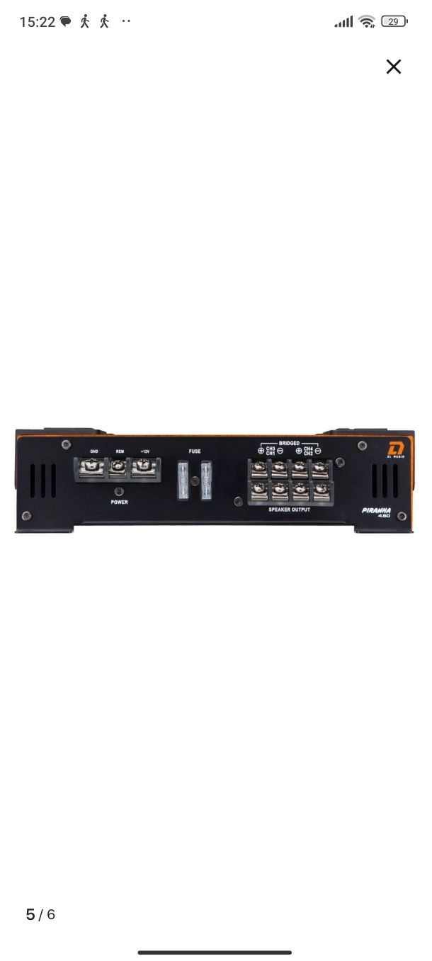 Усилитель мощности от компании DL AUDIO PIRANHA 4.60
