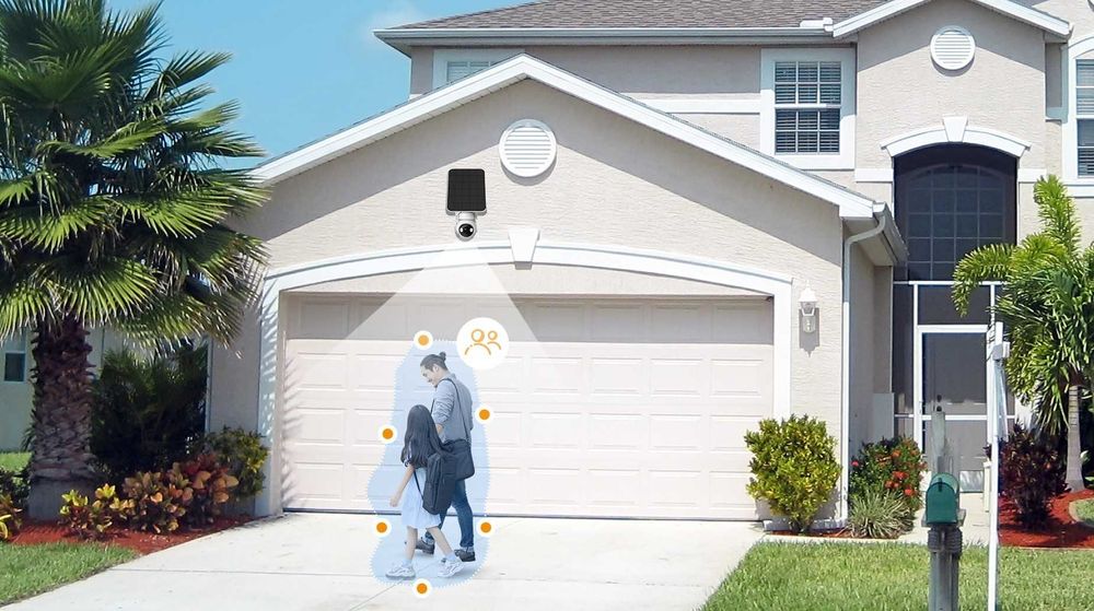 Безжична Wi-Fi камера IMOU Cell PT Lite с батерия и соларен панел