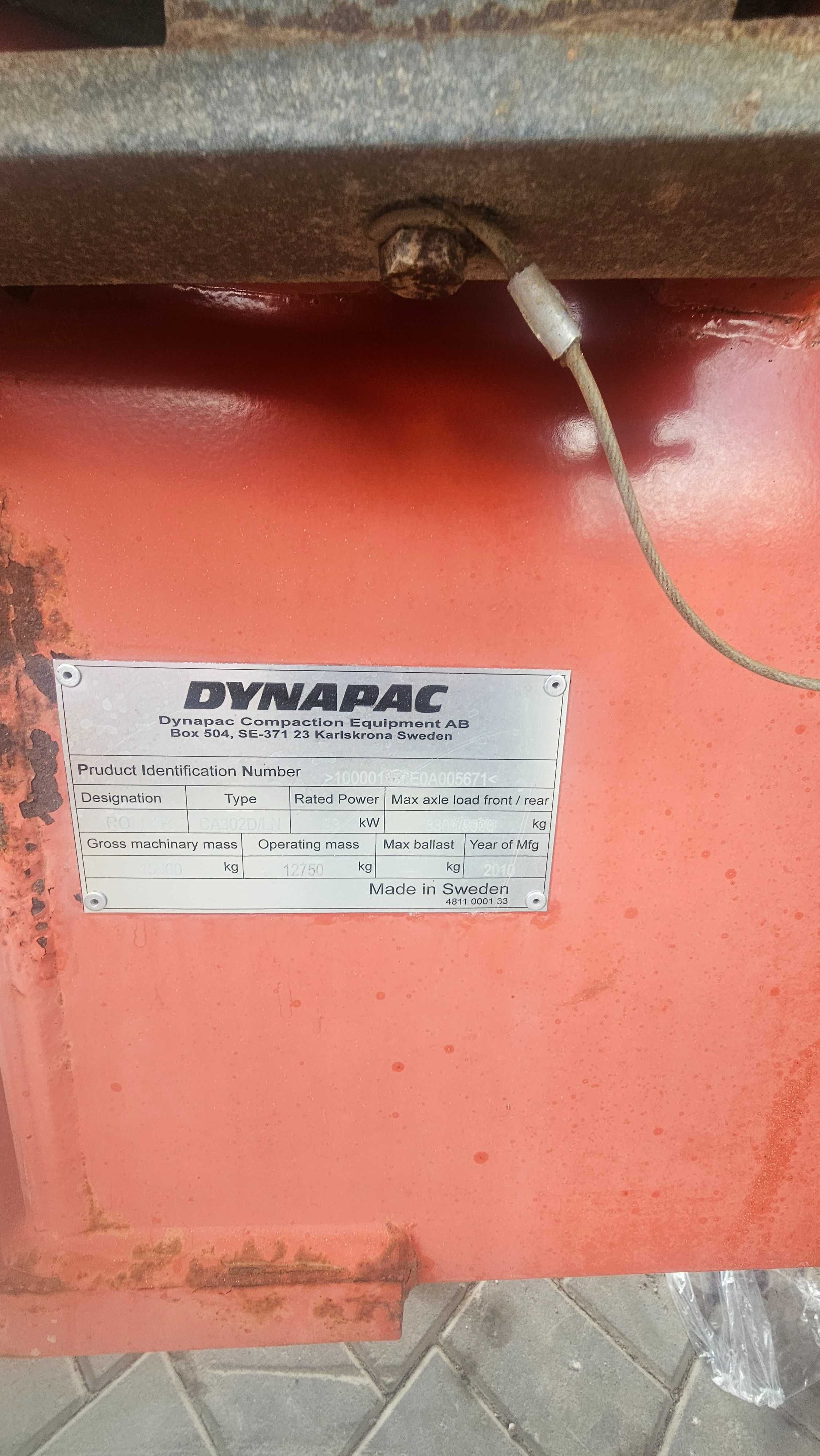 Cilindru compactor DYNAPAC