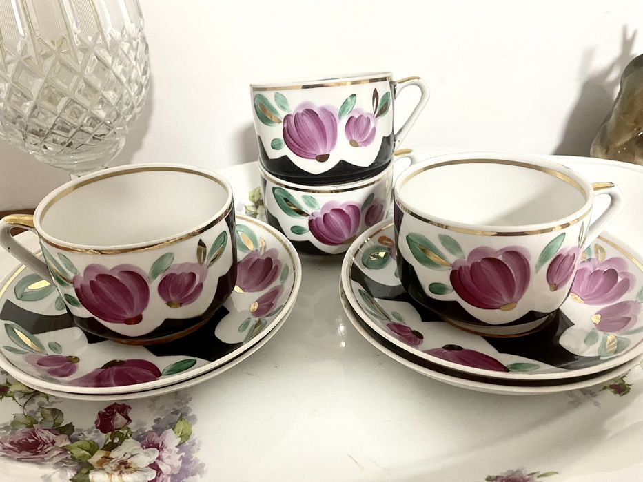 Четыре чайные пары ,, вербилки’’