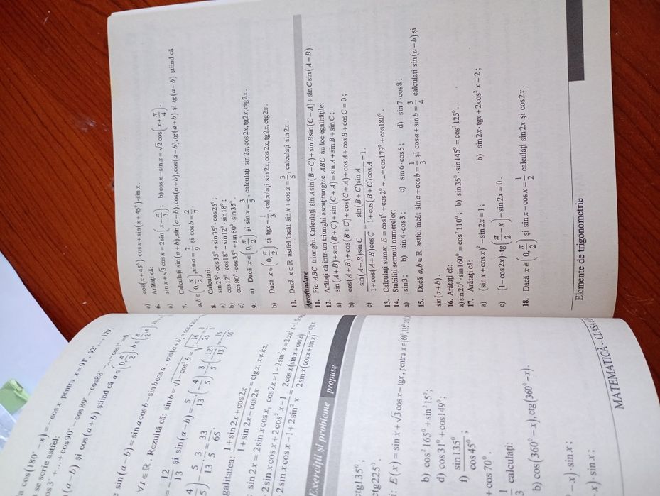 Culegere matematica clasa IX Campion