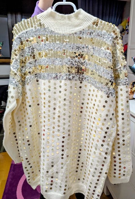 Pulover elegant, nou