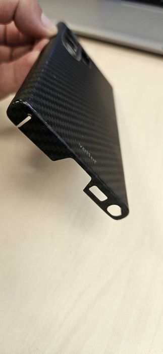 Husa telefon S23 ULTRA Vetter Aramid Fiber Kevlar, Compatibila MagSafe