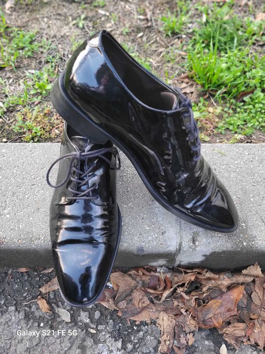 Pantofi ocazii piele lacuita Ecco marimea40