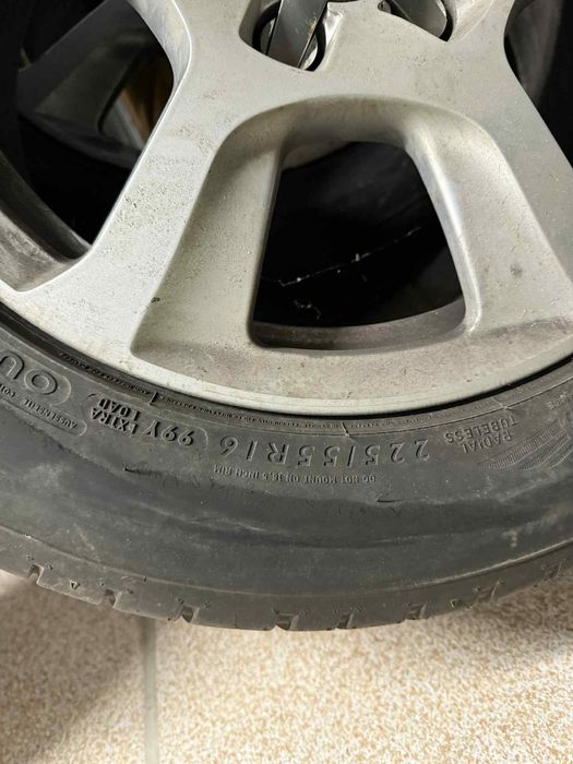 Jante Audi 225/55 R16 plus cauciucuri