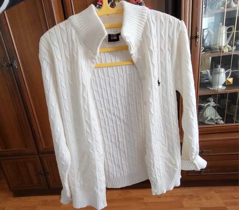 Jacheta cardigan Polo Sport vintage originala 100%