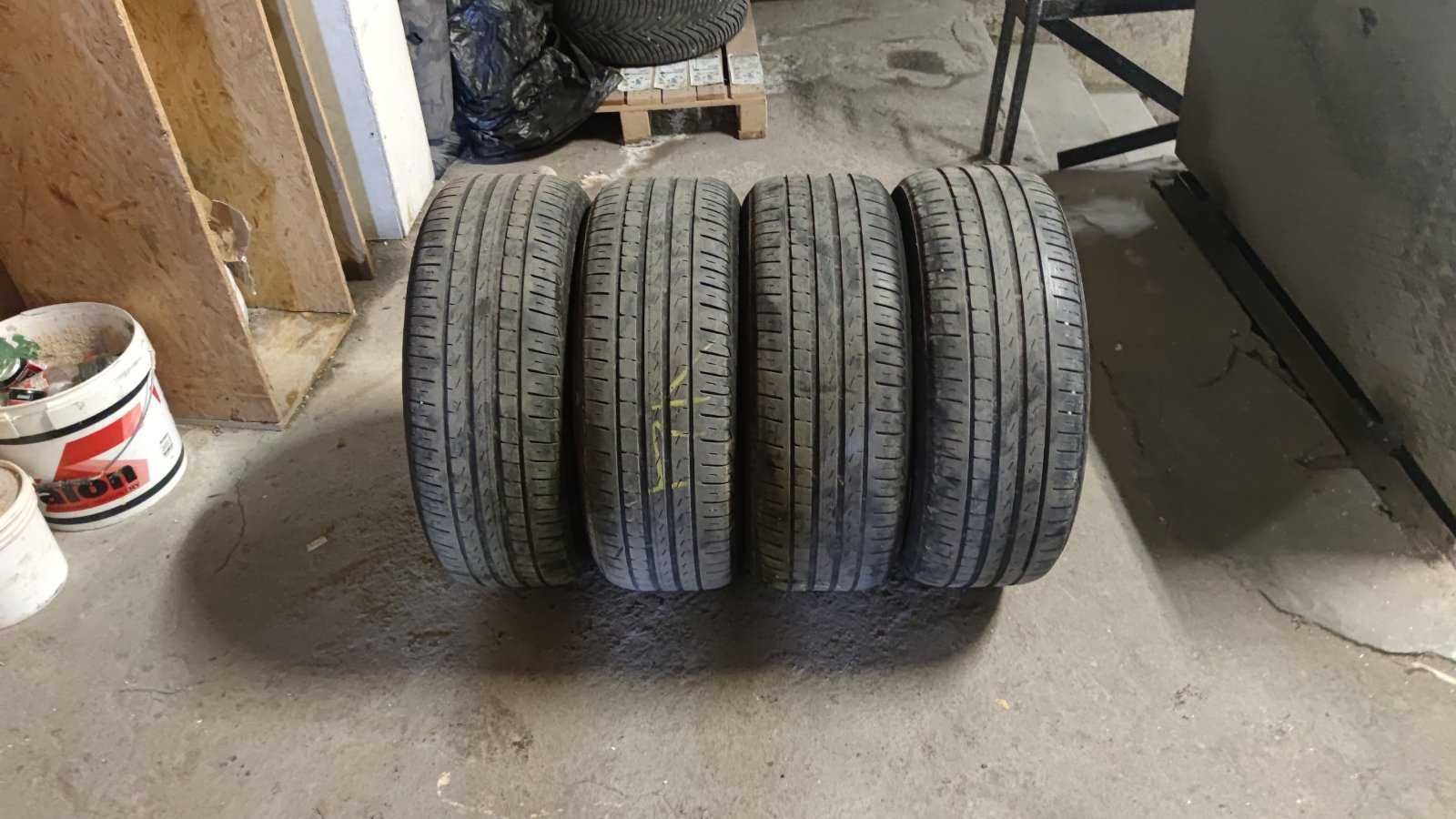 4 броя летни гуми 215/55 R17 PIRELLI CINTURATO P7 94W Dot 0320 4,3мм