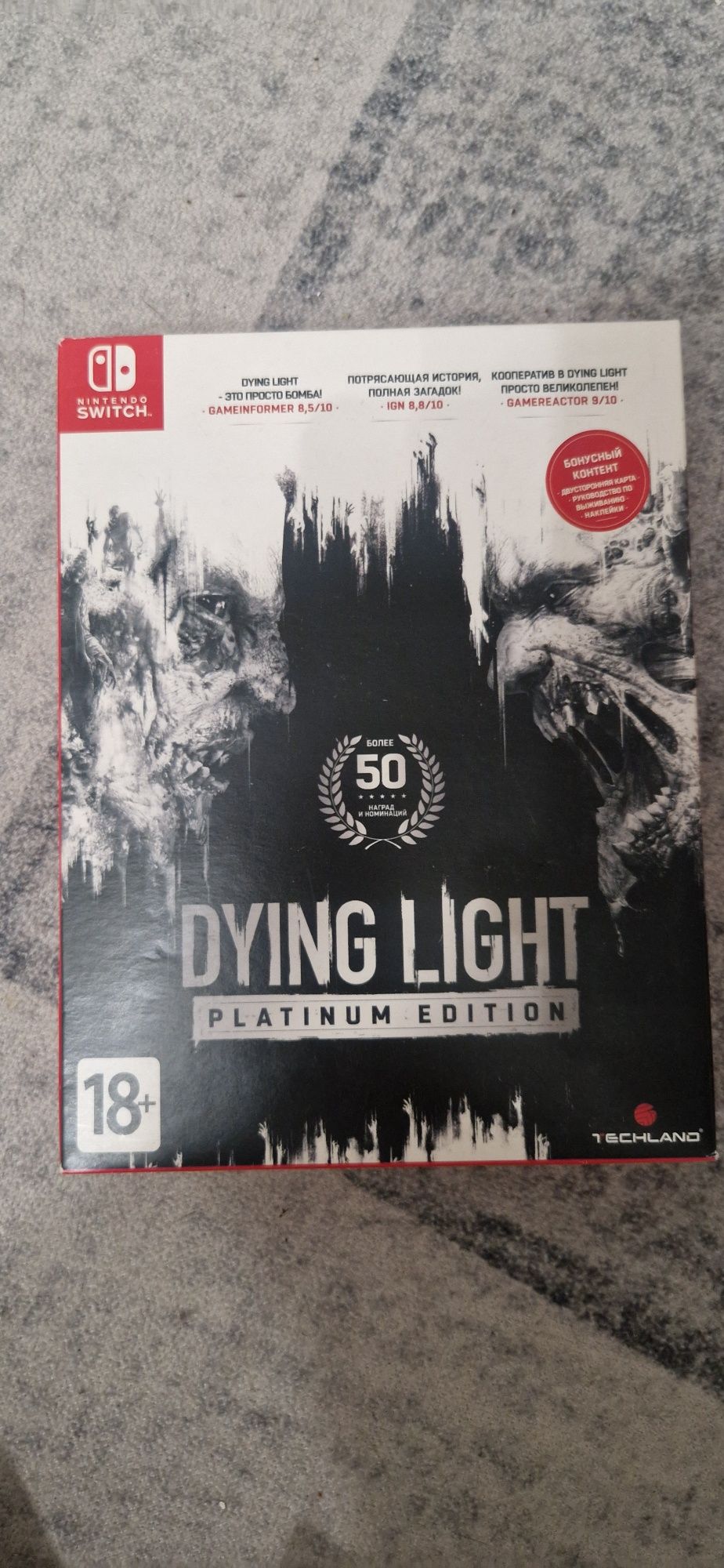 Игра картридж на nintendo switch Dying light