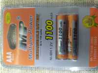 Аккумуляторы ААА 1100mah Ni-MH 1.2 v