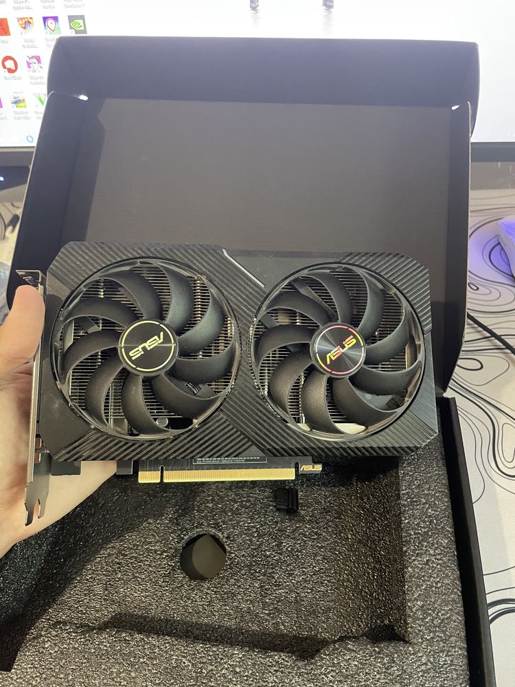 Видеокарта ASUS Dual GeForce RTX™ 3050 V2 OC Edition 8GB GDDR6, 128bit
