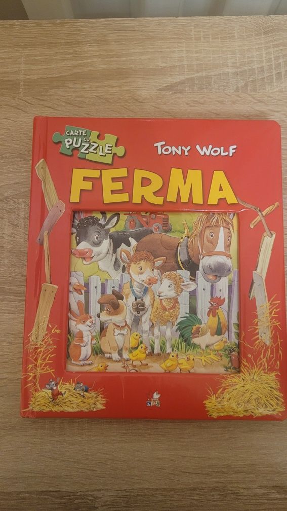 Carte cu puzzle-uri Tony Wolf FERMA