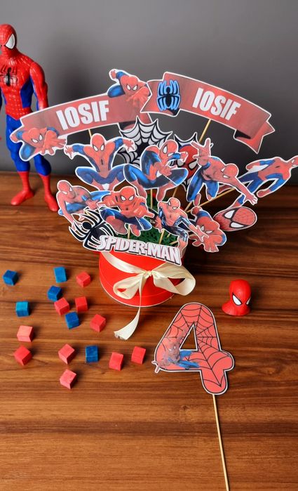 Toppere tort cu Spiderman