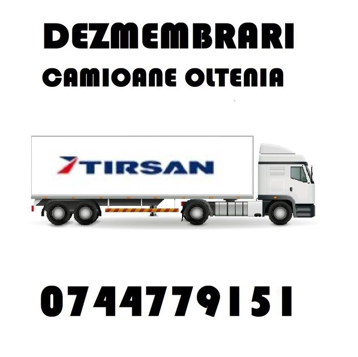 Piese Dezmembrari Semiremorca prelata  , bena ( basculabila ) TIRASN : axe , etrieri , butuci , supape , butuci , arcuri , structuri , cilindrii