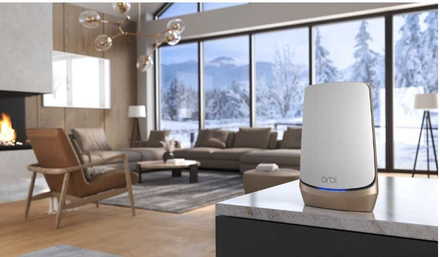 Топ Mesh система NETGEAR Orbi 960 WiFi 6E (3 устройства) до 900м2