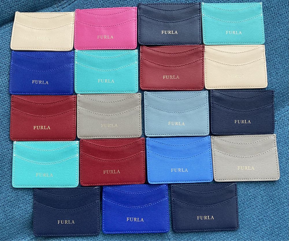 Уникални card holders Furla на ТОП цена.100% ориг.Естествена кожа.