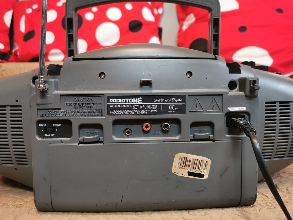 PCD 1000 Digital RADIOTONE radiocass cu cd