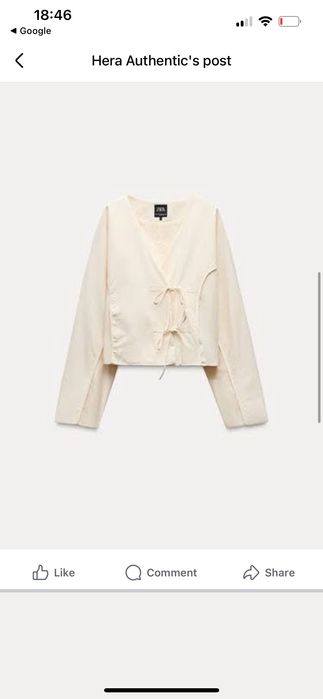 Дамско яке Zara с връзки