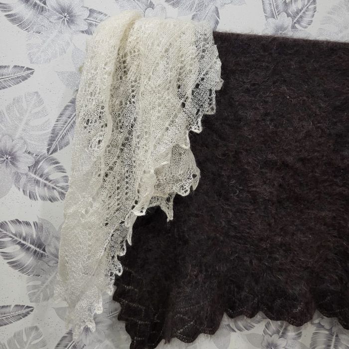 Пуховый платок,шаль,паутинка