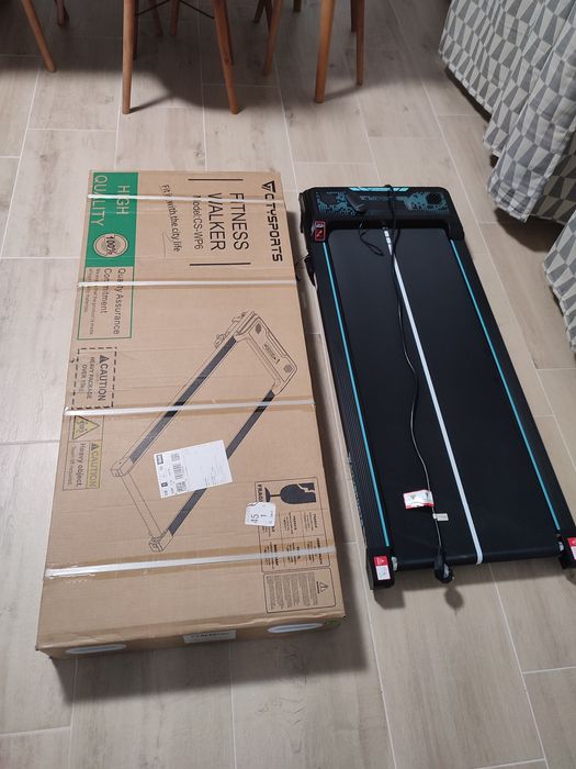 Banda de alergare înclinată 4%, WP6, 440 W, 6,0 km/h, Bluetooth, Telec