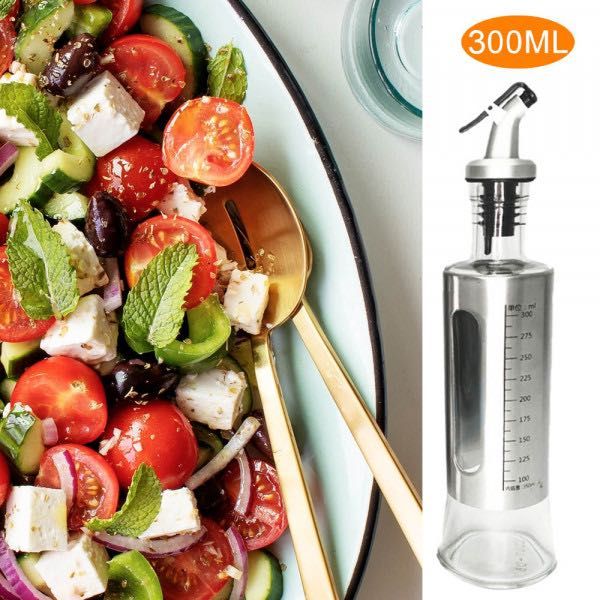 Универсален стъклен диспенсър за олио, зехтин, оцет и т.н.