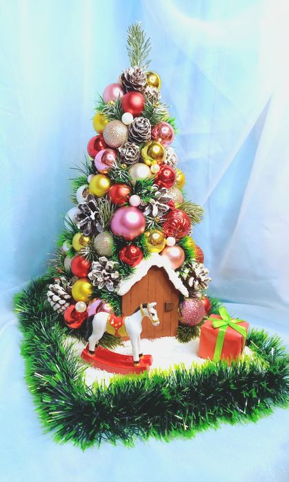 Новогодние поделки в школу или садик ручной работы