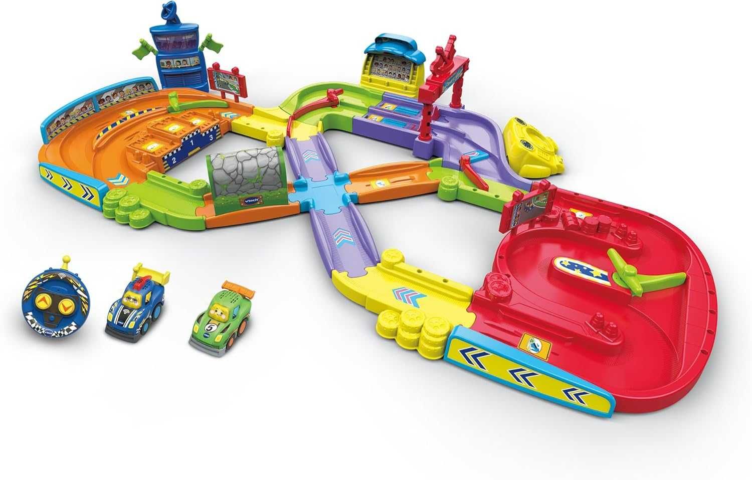 VTech Toot-Toot Drivers Комплект писта с 2 коли, дистанционно