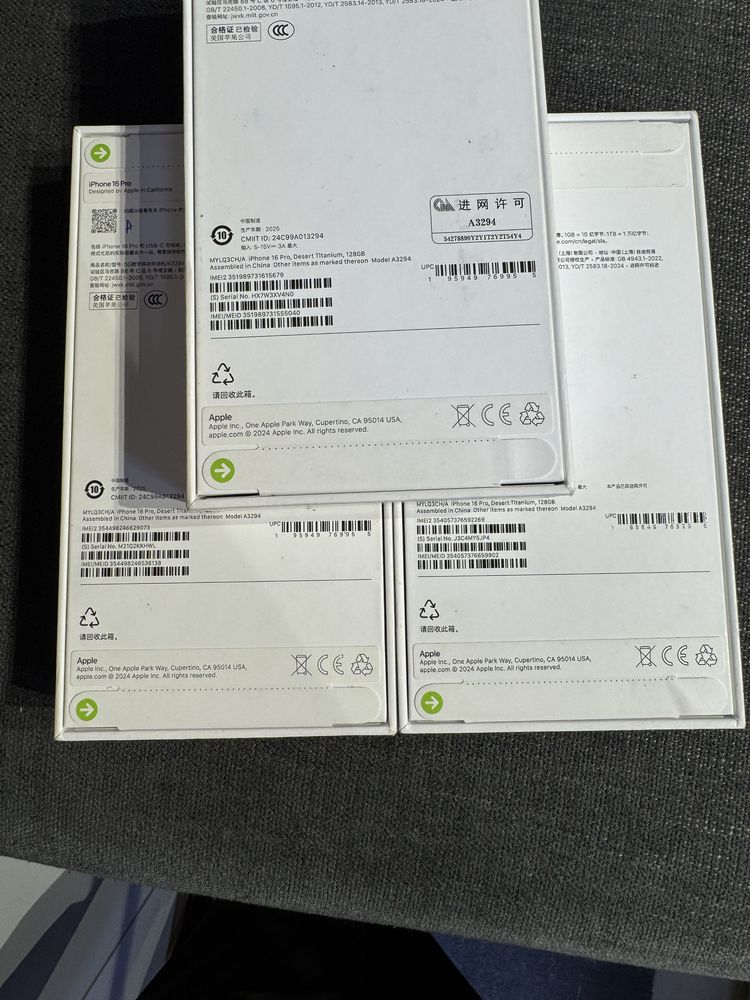 Iphone 16 pro 128 gb desert titanium