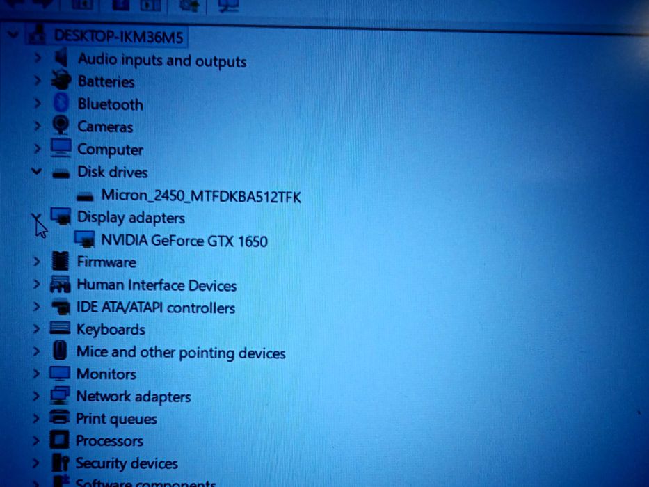 Laptop gaming Lenovo Legion y7000/i5-9300h/GTX 1650/16 gb ram/512 SSD