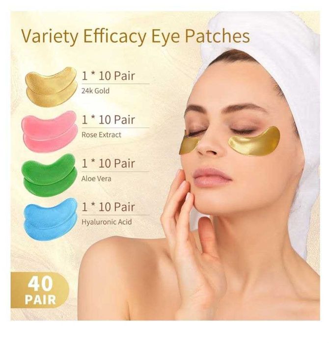 Патчи под глаза от морщин, темных кругов, отеков и мешков под глазами