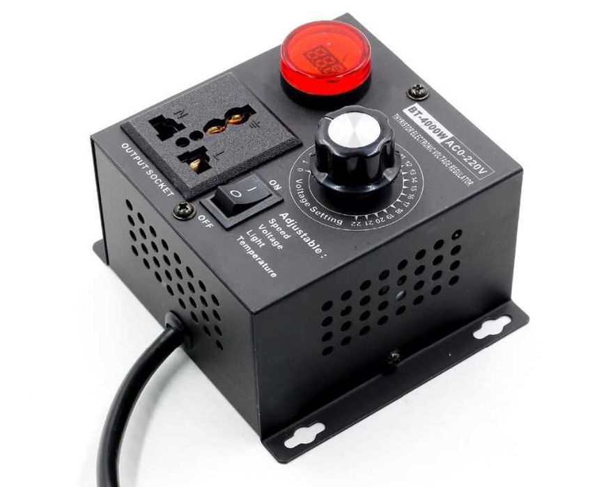 Регулатор на напрежение / обороти за променлив ток 0 до 220V 5kW