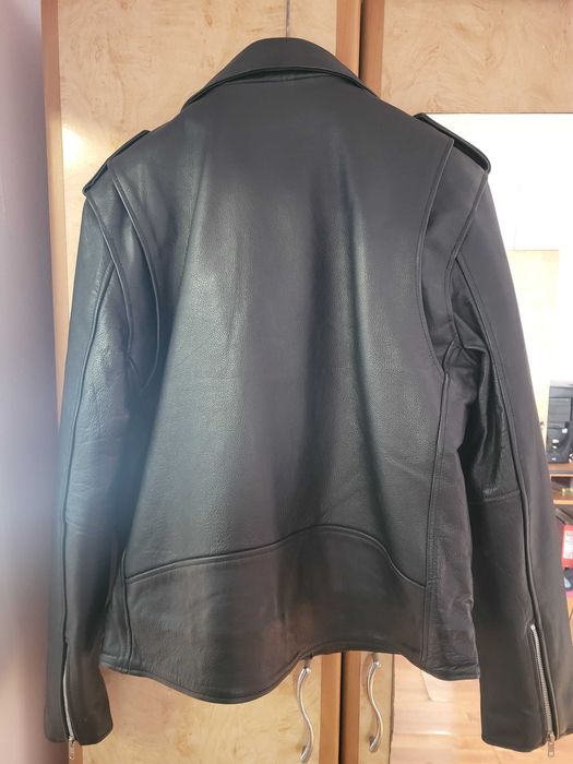 Geacă biker de piele, BRIXTON, mărimea M