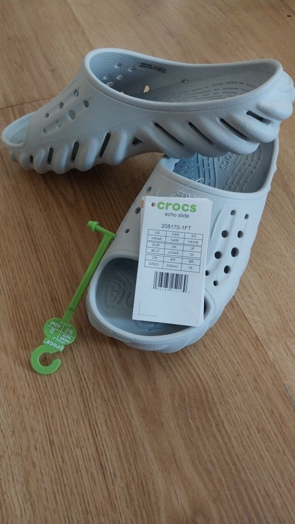 CROCS Echo Slide Atmosphere Marime 36-37 NOU