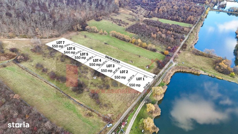 Oferta: Parcele teren, Tocile, vedere lac, peisaj deosebit |SkyView