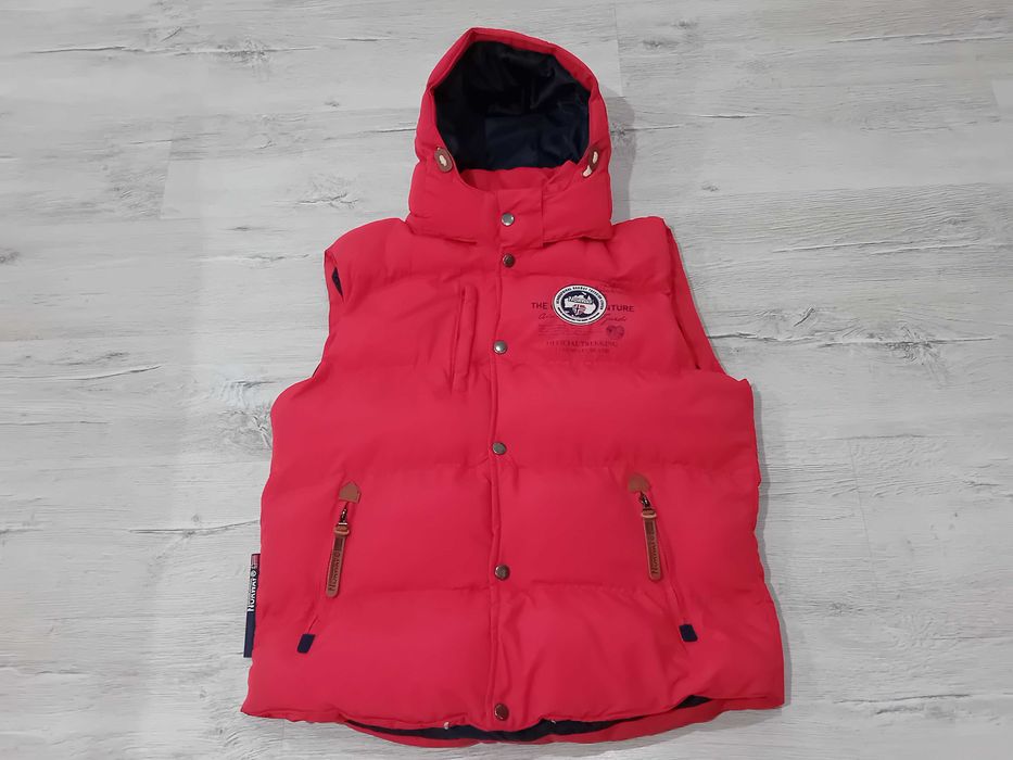 Vestă Norway Geographical Veron - Vestă cu puf Hugo Boss Orange Odeta