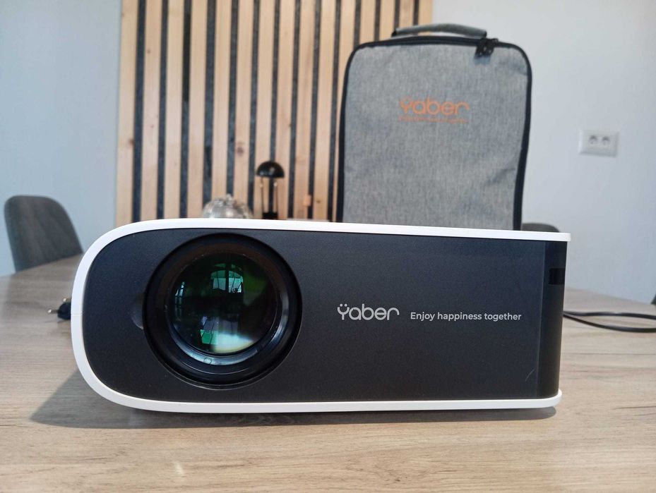 Proiector LED WiFi 6, Bluetooth 5.0, 15000 lumeni, Suporta 4k