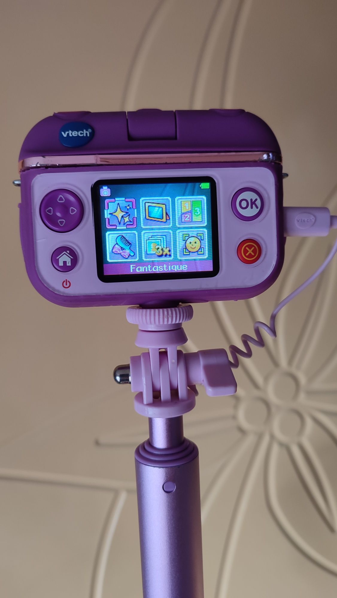 jucarie copii fete selfie camera stick interactiva vtech kidizoom