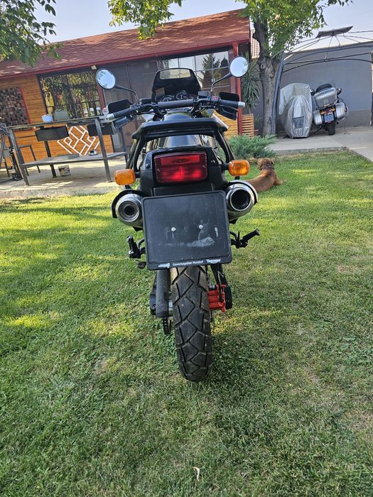 Triumph Tiger vând/schimb ATV/ hală metalică