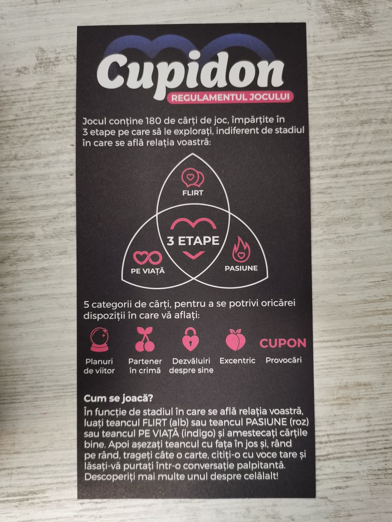 Joc pentru cupluri Cupidon