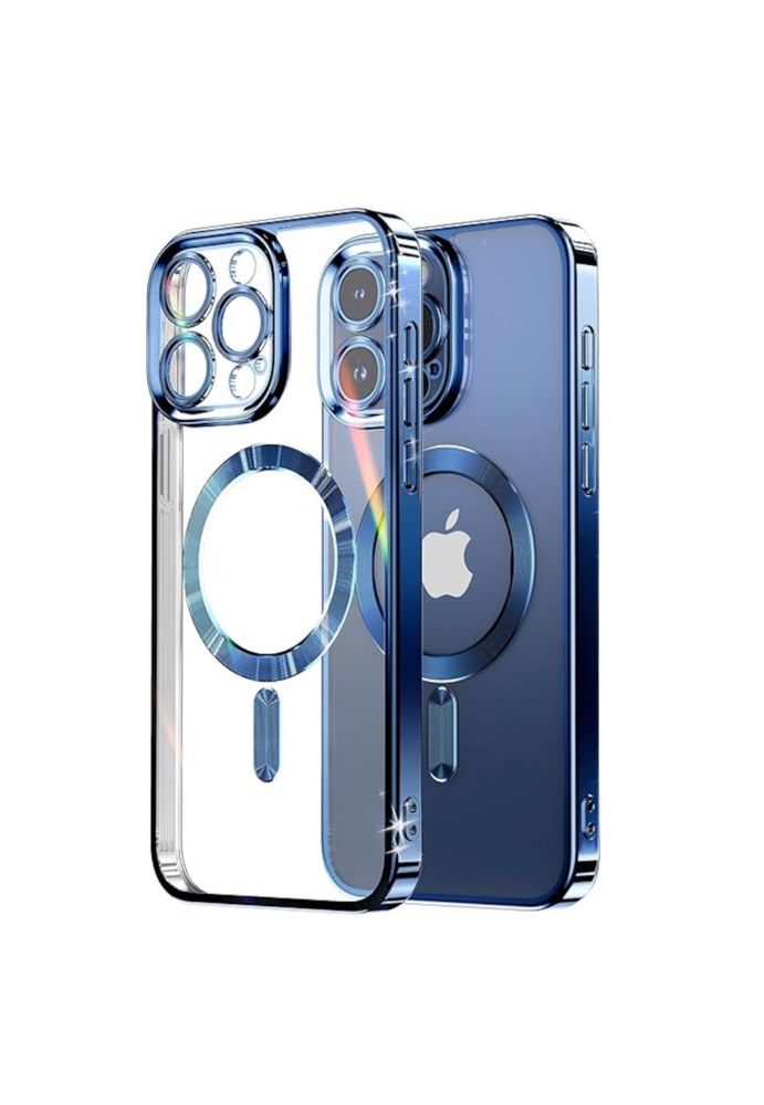 Husa Luxury Magsafe Transparenta Iphone 11/12/13/14/15/16E/16/PRO/MAX
