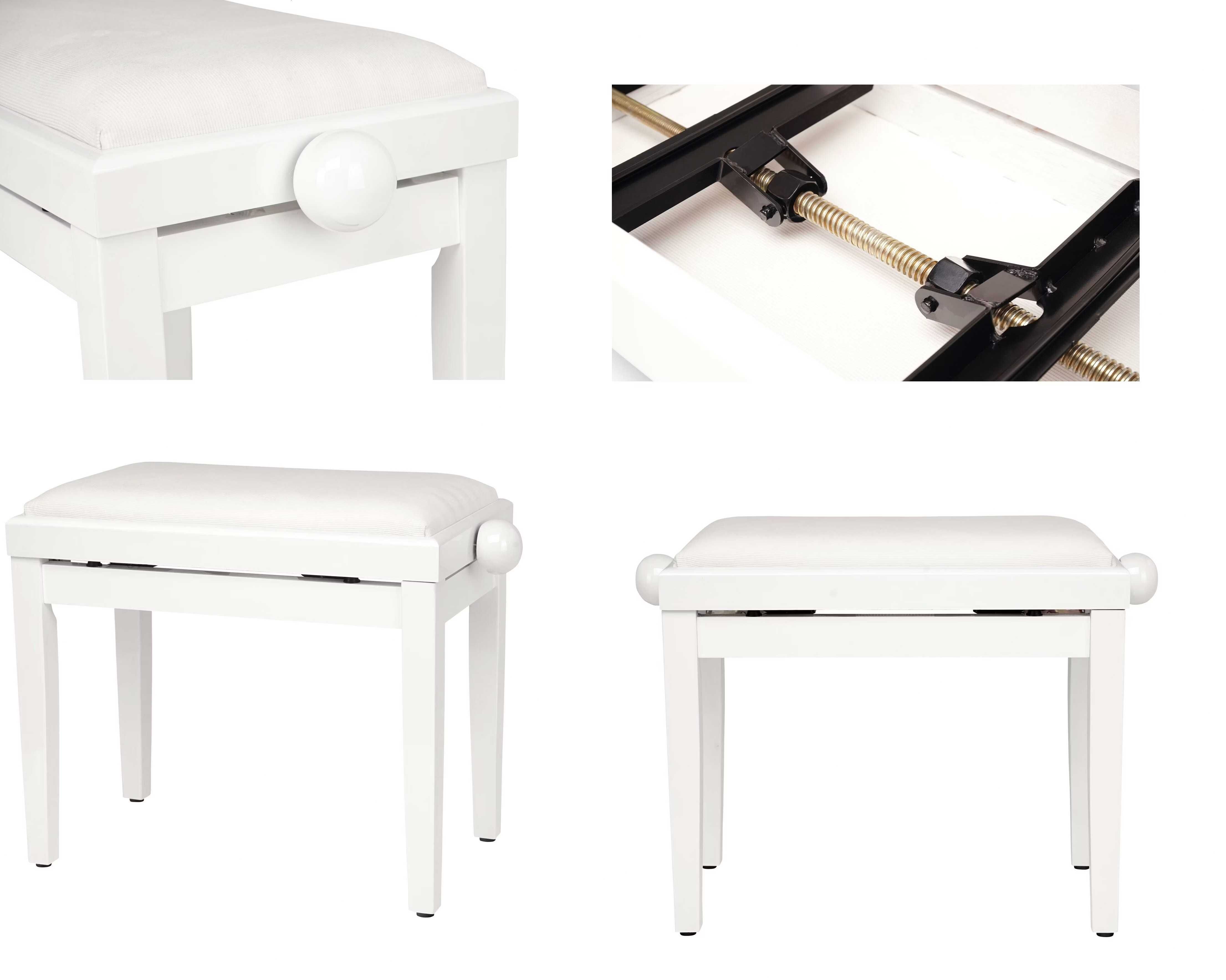 Set Pian Digital Flame B89 WH Alb + Scaun Classic Cantabile