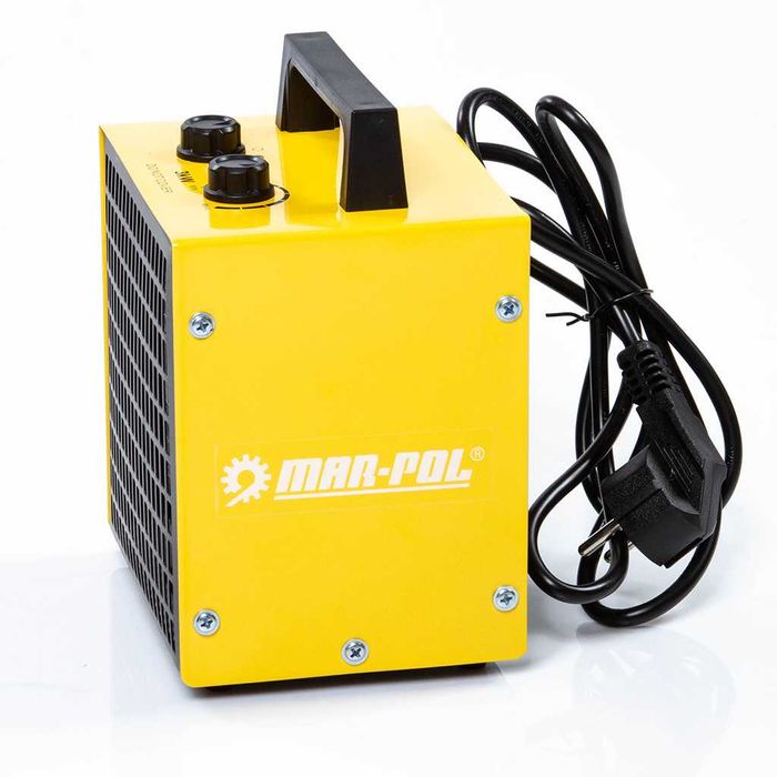НЕМСКИ Електрически калорифер Mar-Pol 3kw  210м3/час + ЛЕД ФЕНЕР