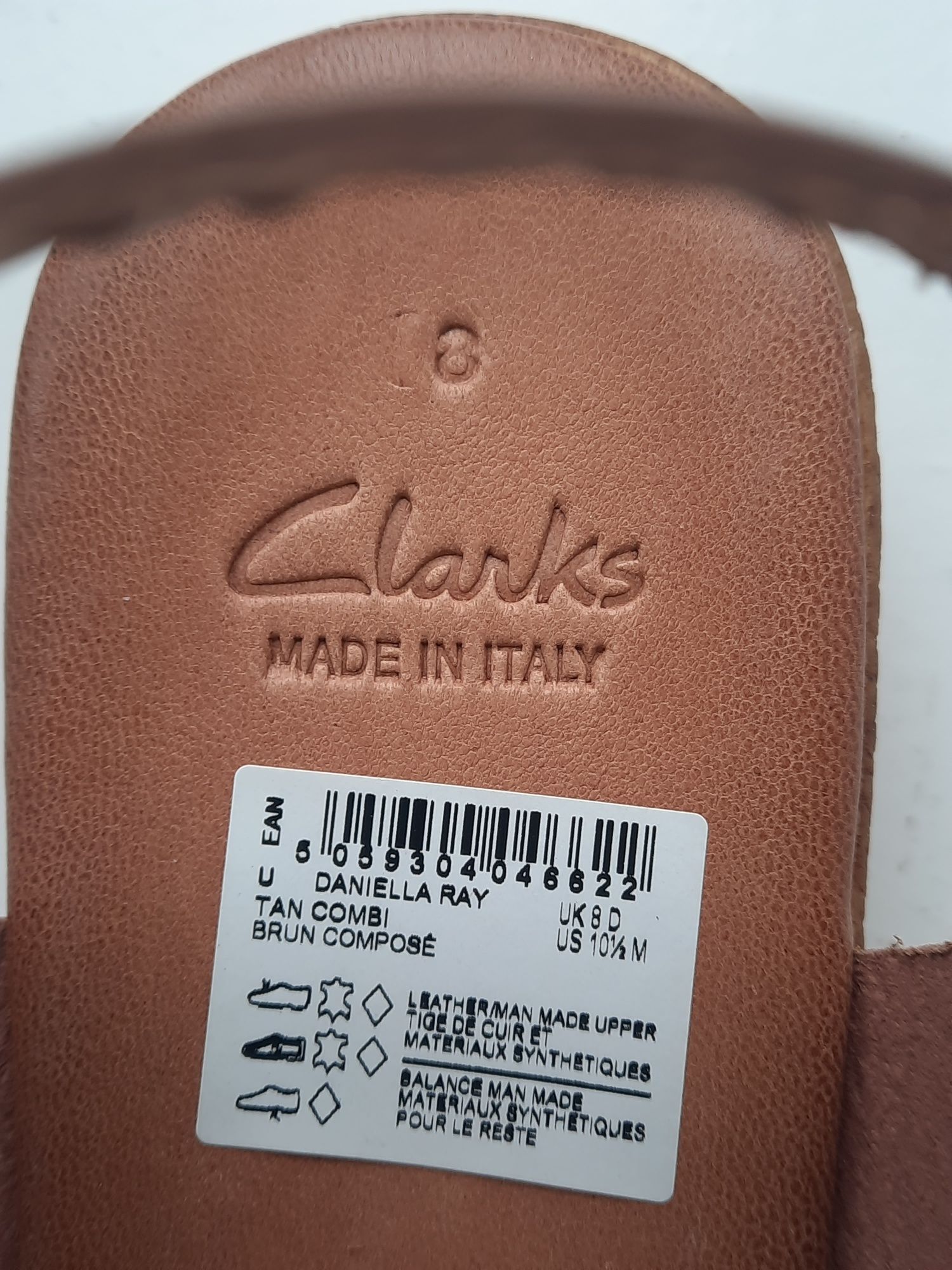 Clarks  нови сандали р-р UK 8 BG  41 /42