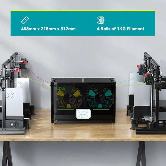 SUNLU S4 - Uscator de filament de mare capacitate pentru imprimanta 3D