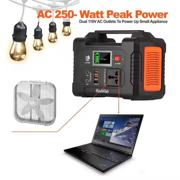 Преносим соларен генератор за ток HEZZO G15 Power Station 200W,  151Wh