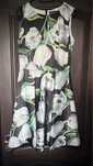 Rochie saten cu imprimeu floral
