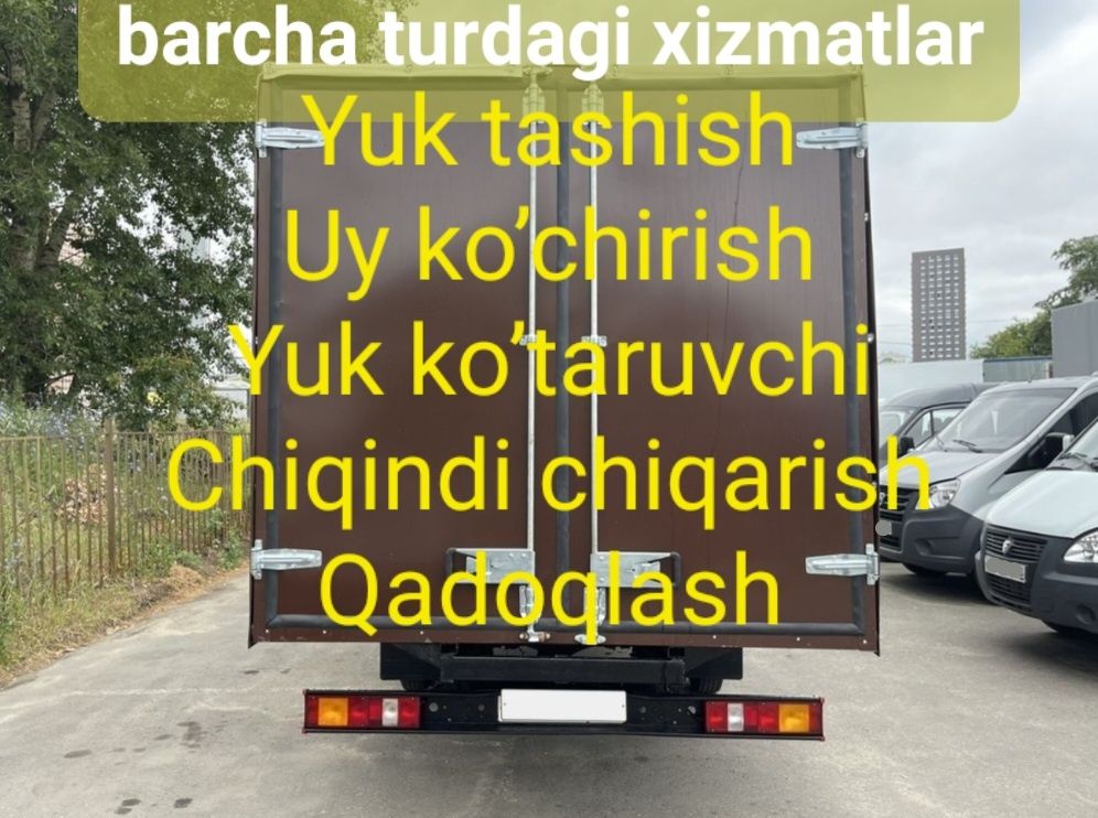 Uy, hovli, ofis, do'kon, kvartira va ombor ko'chirish xizmati. Sifatli