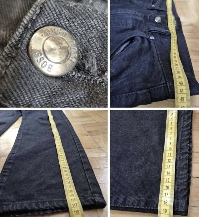 Blugi Hugo Boss, Bărbați, Model Montana, W32 L34, Made in Italy