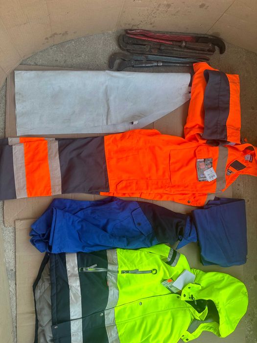 Salopete sort sudura bluza mox